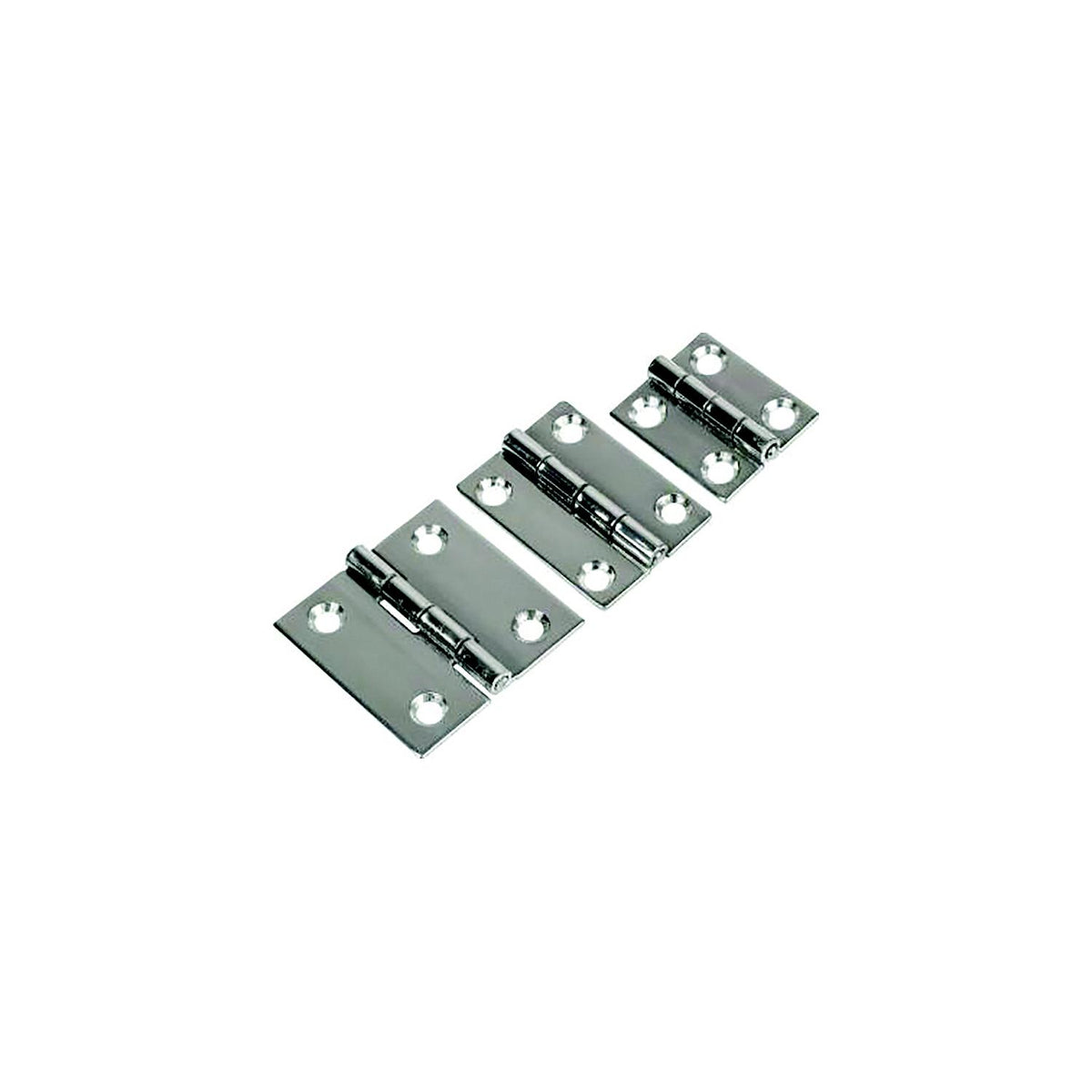 Sea-Dog 2030701 Dampening Butt Hinge, # 8 FH, Weight= .03/ .06 A=1-1/4", B= 5/8" C= 5/8", D=1-1/2", E= 1/16" - image 2