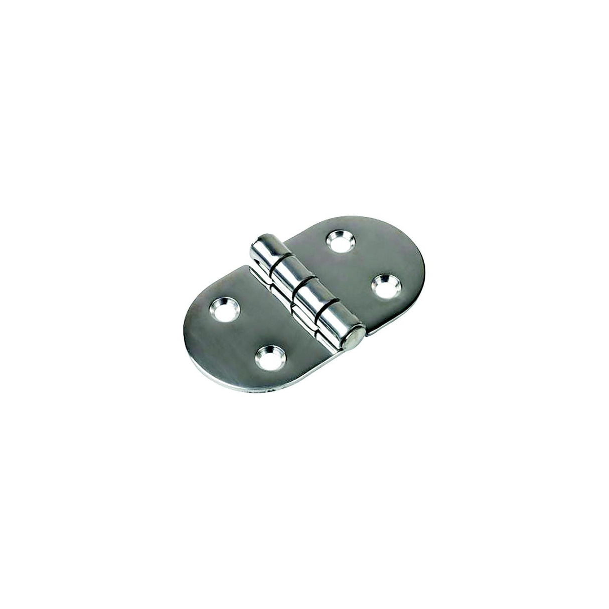 Sea-Dog 2037001 Dampening Round Side Door Hinge - Short, #8 FH, Weight = A=2-13/16" B= 1-7/16" C= 1-7/16" D=1-1/2" E= 1/16" - image 2