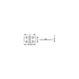 Sea-Dog 2037001 Dampening Round Side Door Hinge - Short, #8 FH, Weight = A=2-13/16" B= 1-7/16" C= 1-7/16" D=1-1/2" E= 1/16" - image 1