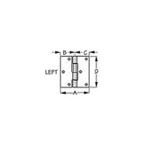 Sea-Dog Line Seadog 207730-1 Lift Gate Butt Hinge, Left - image 2