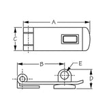 Sea-Dog Heavy-Duty Swivel Hasp - 3" - Cast 304/316 Stainless Steel [221135-1] - official Sea-Dog Line product image 3