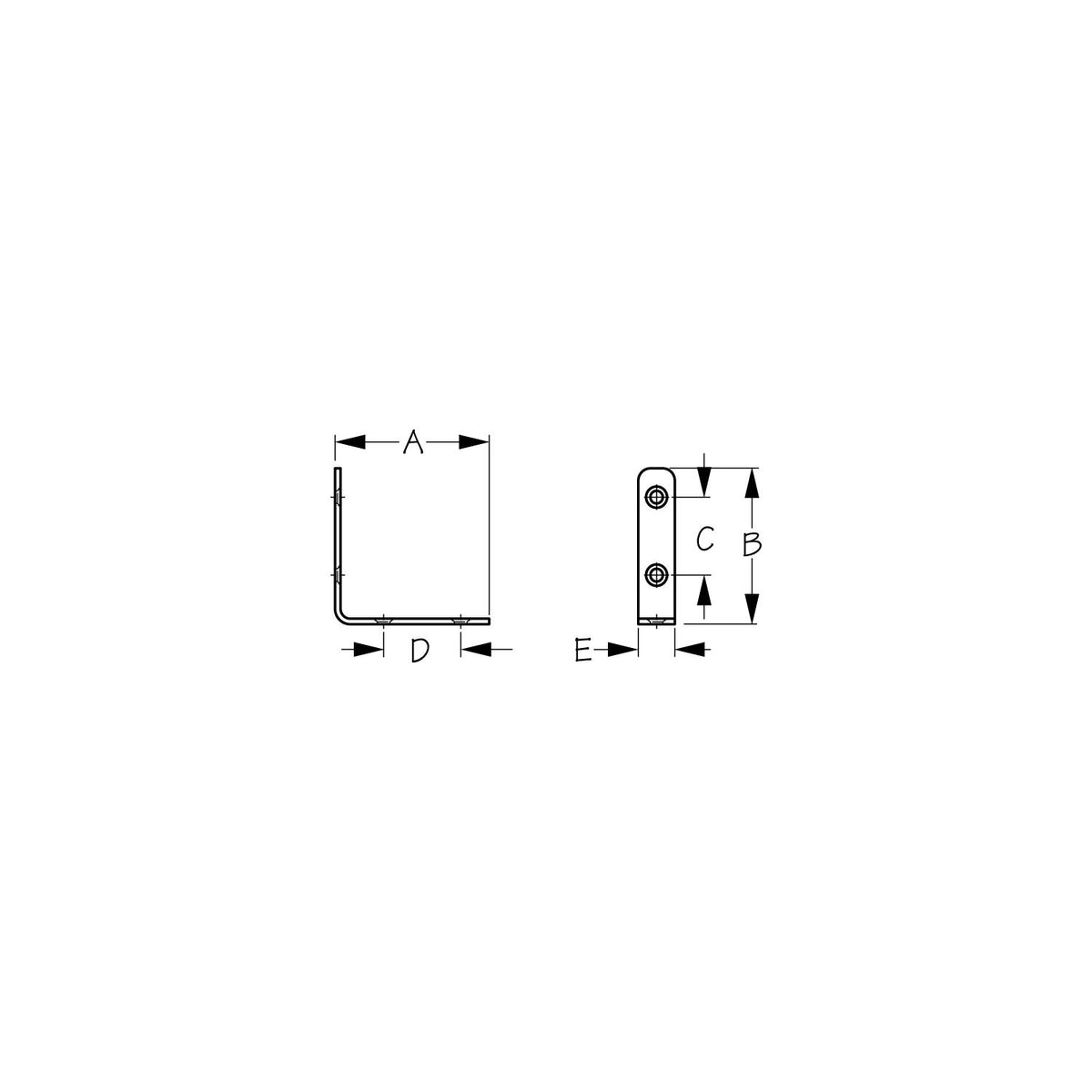 Sea-Dog Line 90° Angle Brackets, Pr. - 221315-1 - image 2