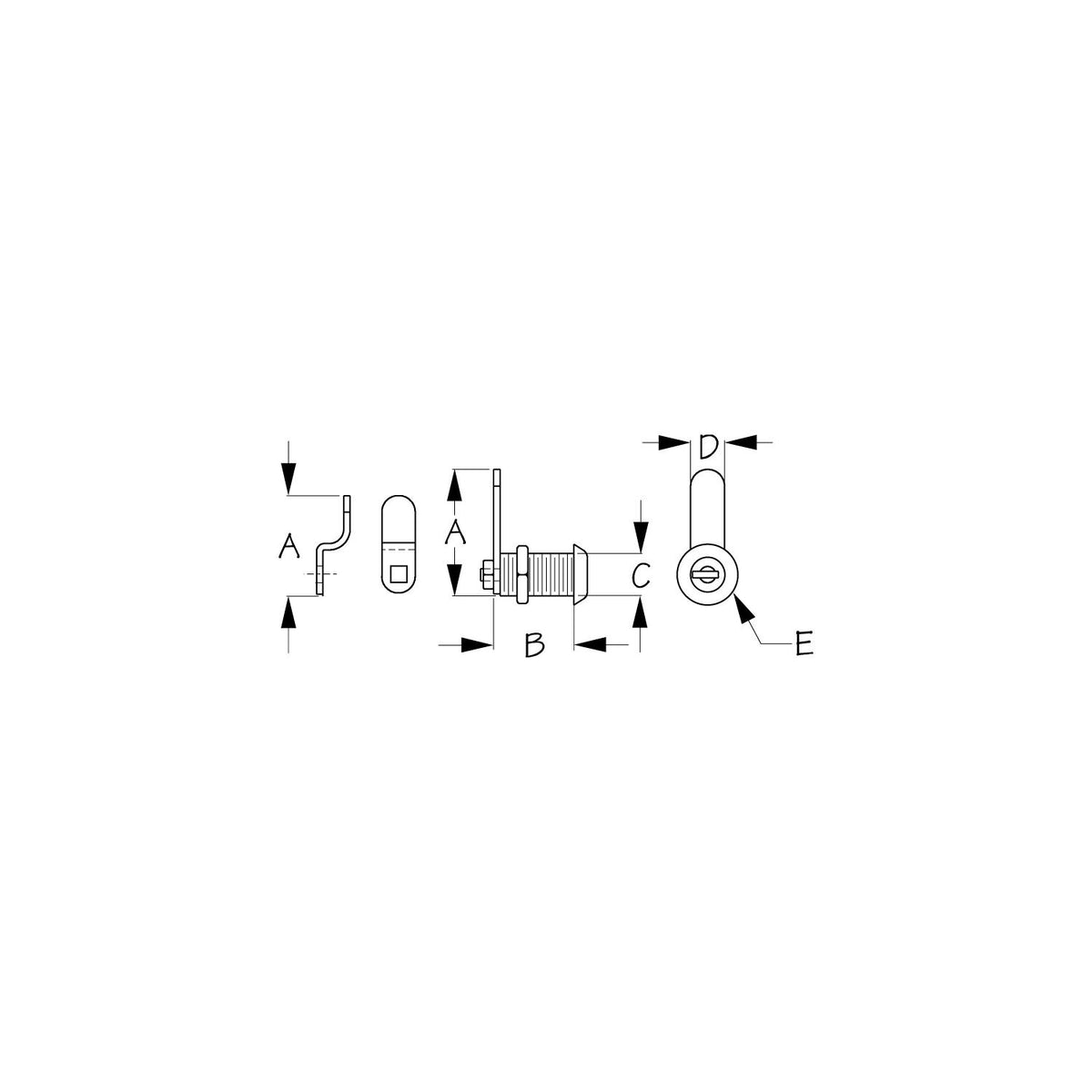 Sea-Dog Cam Lock [221930-1] - official Sea-Dog Line product image 3