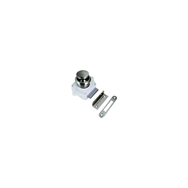 Sea-Dog Line Seadog 2253001 Push Button Rim Latch, A: 1-15/16" , B:1-7/8", C:2-1/16", D:1", #6 RH - image 1