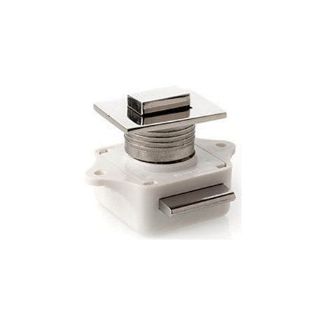 Sea-Dog Line SeaDog 225310 Push Button Rim Latch - Square - Stainless/Plastic Housing - 225310-1