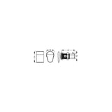 Sea-Dog Push Button Cabinet Latch - Rectangular [225420-1] - official Sea-Dog Line product image 3