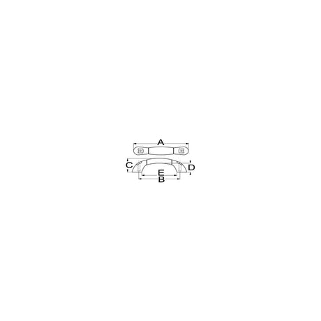 Sea-Dog PVC Coated Grab Handle - White - 9-3/4" [227561-1] - official Sea-Dog Line product image 4