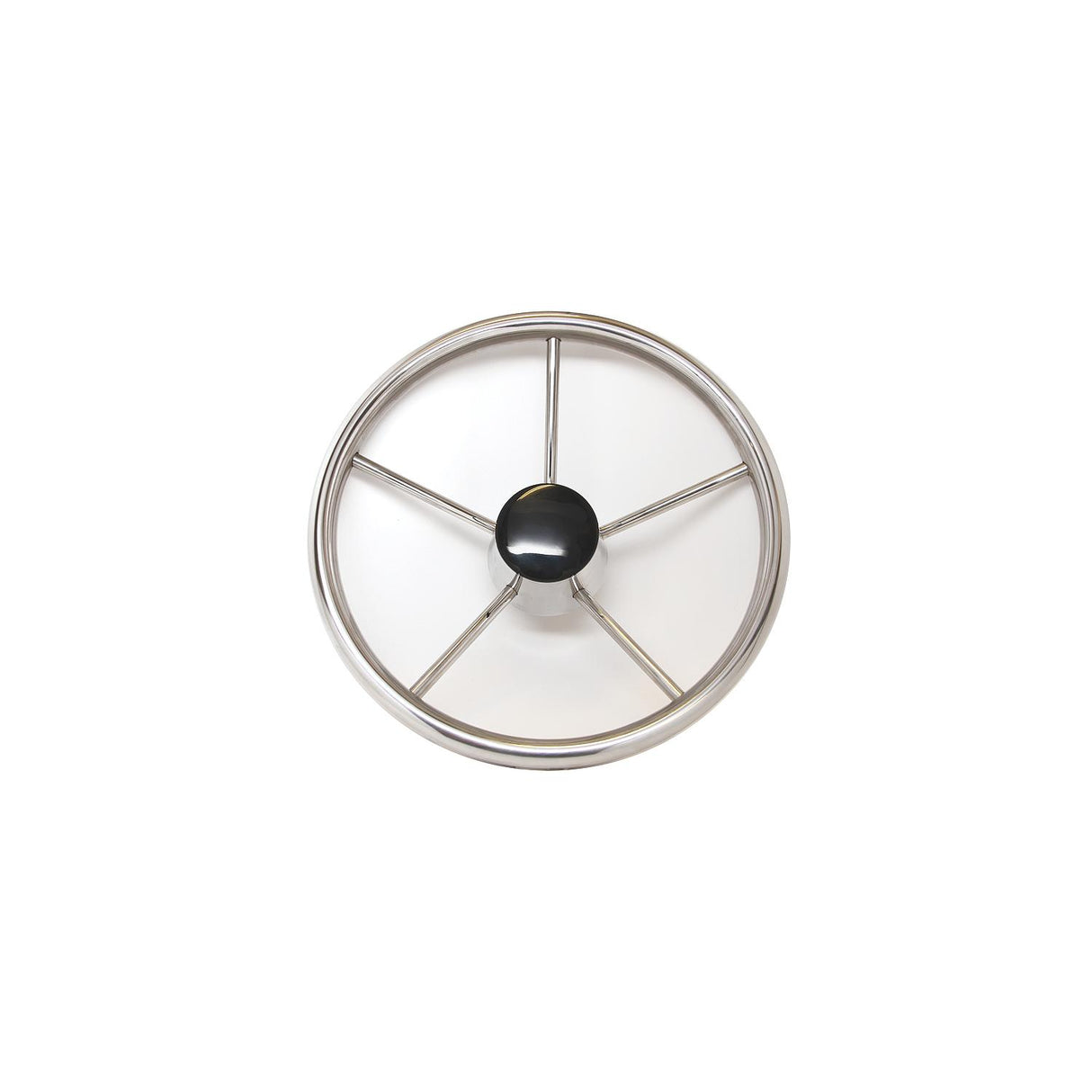 Sea-Dog Line SeaDog 230215 15" 6-Spoke Stainless Steering Wheel w/Plastic Center Cap, 25° Dish - 230215