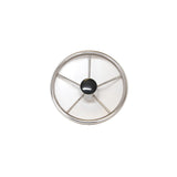 Sea-Dog Line SeaDog 230212 12", 5-Spoke Stainless Steering Wheel w/Plastic Center Cap, 25° Dish - 230212 - official Sea-Dog Line product image 2