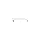 Sea-Dog Line SeaDog 2542091 Stud Mount Flanged Grab Rail, Stainless, 10" - 254209-1 - official Sea-Dog Line product image 3