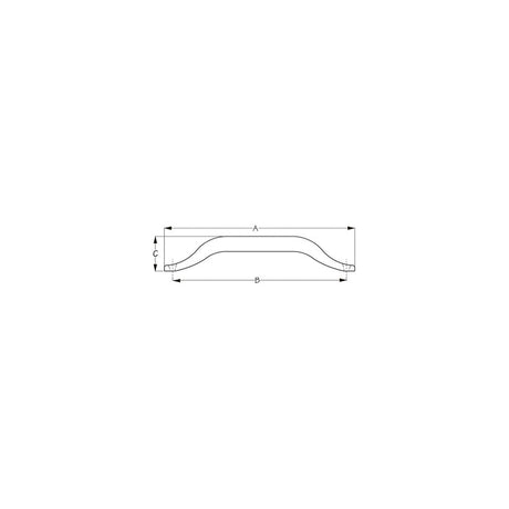 Sea-Dog Line SeaDog Surface Mount Hand Rail | Formed 304 Stainless Steel | 1" Outside Diameter | 5/16" Fastener - 254324-1 - official Sea-Dog Line product image 3