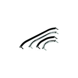 Sea-Dog 2546031 Stud Mount Handrail, Tube: 3/4", A:12", B:10-3/4", C: 2" D:1-1/4" Fastener: 5/16"-18 Nut, Stainless - image 2