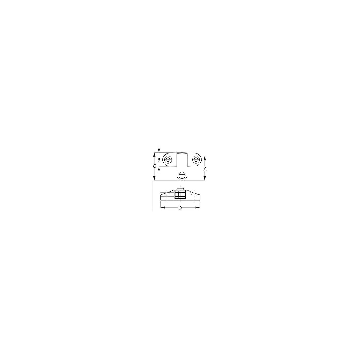 Sea-Dog Stainless Steel Nylon Hinge Adjustable Angle [270260-1] - official Sea-Dog Line product image 2
