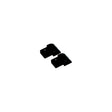 Sea-Dog Line Track End Cap Insert .85 Black - 273213-1 - image 1