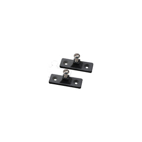 Sea-Dog Line Side Mount Deck Hinge, 2-Hole, Black, Pair - 273250-1 - image 1