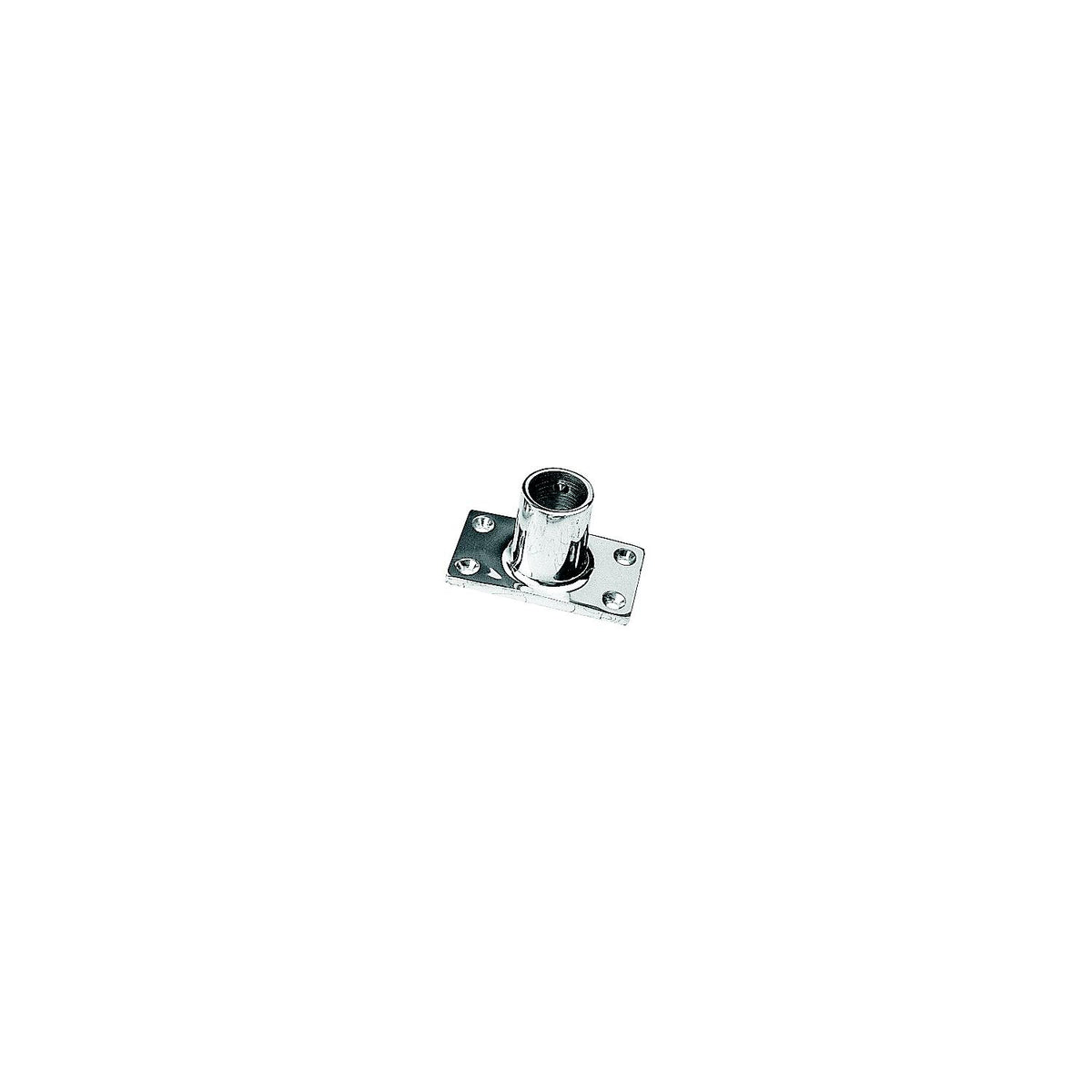 Sea-Dog Rail Base Fitting Rectangular Base 90 - 316 Stainless Steel - 1-11/16" x 3" - 7/8" O.D. [281900-1] - official Sea-Dog Line product image 2