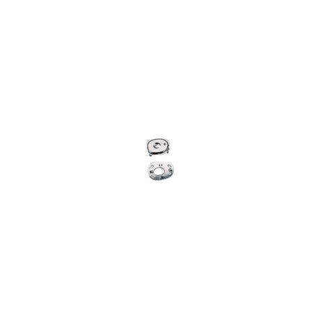 Sea-Dog Line SeaDog 2991011 Canvas Socket & Back Plate, Nickel Plated Brass, 3 Sets - image 1