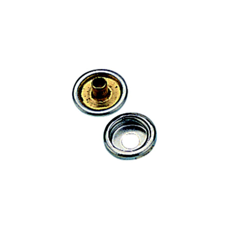 Sea-Dog Line Sea-Dog 2991081 Snap Cap & Socket, Nickel Plated Brass, 6 sets - 299108-1