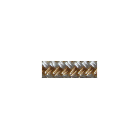 Sea-Dog Line Sea Dog 302112015GW1 Premium Double Braided Nylon Dock Line, 1/2" x 15', Gold/White - 302112015G/W-1
