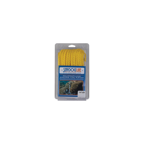 Sea-Dog Line Sea Dog Hollow Braid Poly-Pro Anchor Line With Steel Snap - 304206100YW-1