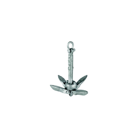 Sea-Dog Line SeaDog 318018 Folding Grapnel Anchor, 18 lbs. A: 1/2", B:22-1/2", C:5", Boat Length: 18' - 26' , Line/Length