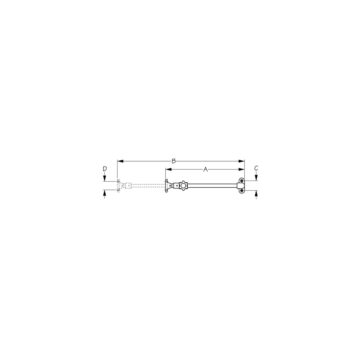 Sea-Dog Line SeaDog Hatch Adjuster | Formed & Stamped 304 Stainless & Nylon - 321295-1 - official Sea-Dog Line product image 4