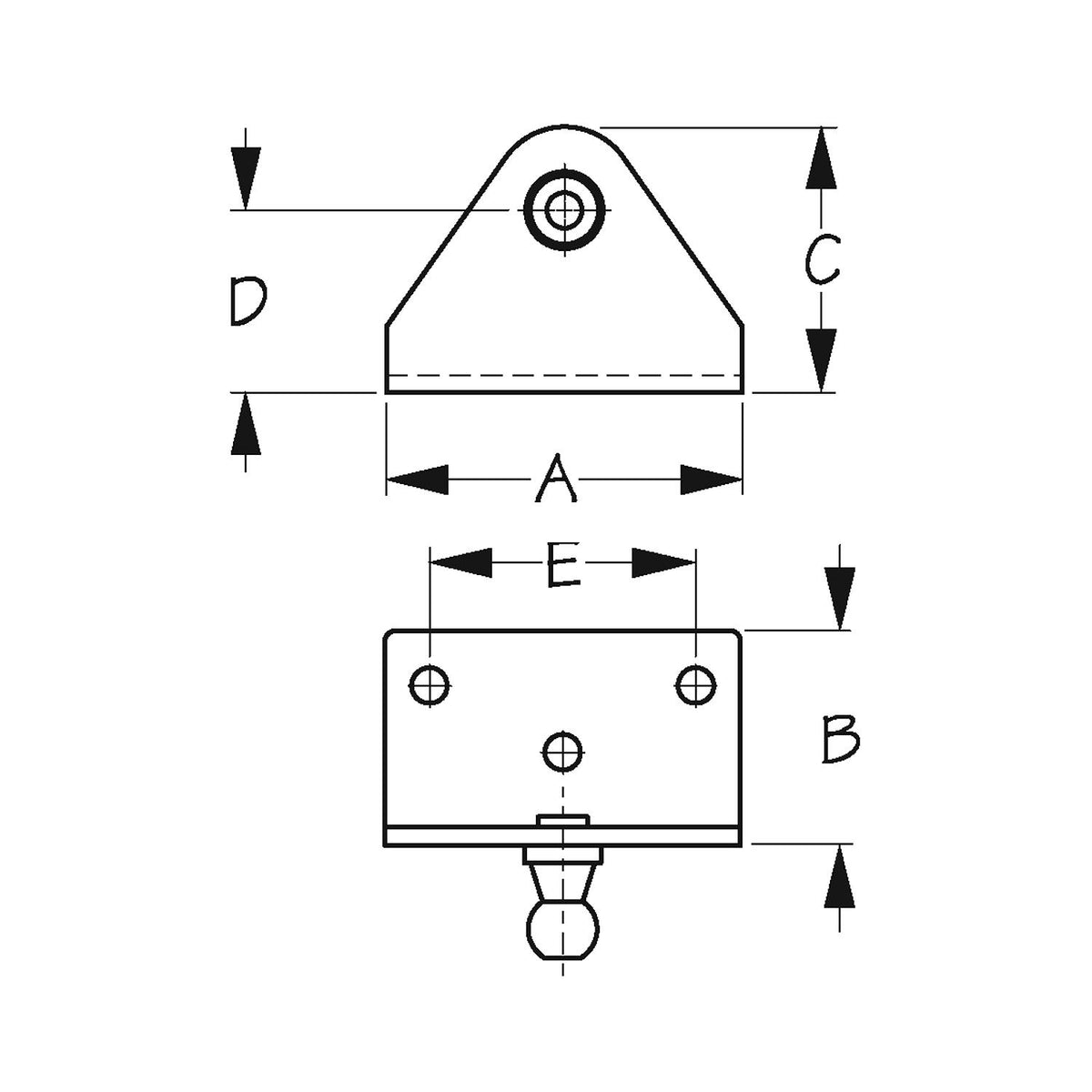Sea-Dog Flush Gas Lift Mount [321583-1] - official Sea-Dog Line product image 2