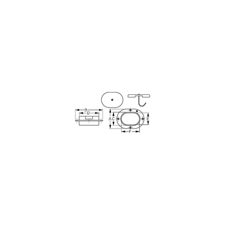 Sea-Dog Line SeaDog 321800 Chain Deck Pipe, Stainless - 321800