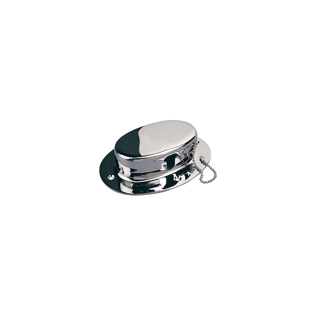 Sea-Dog Line SeaDog 322070 Forged Brass Chrome Plated Chain Deck Pipe with Chain | #8 Fastener - 322070