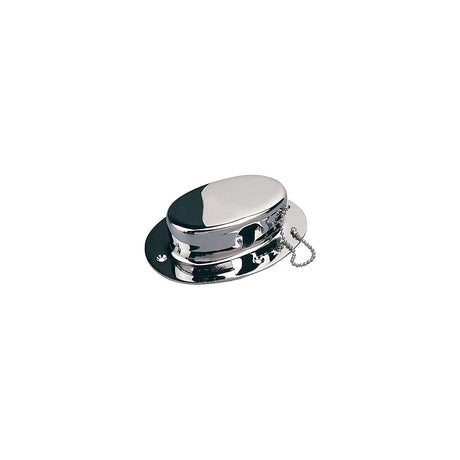 Sea-Dog Line SeaDog 322070 Forged Brass Chrome Plated Chain Deck Pipe with Chain - #8 Fastener - 322070