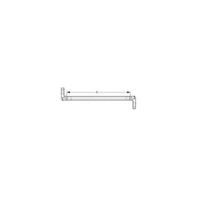 Sea-Dog Line Sea-Dog 3243101 Windshield Brace Kit, A: 14-1/4" - image 1
