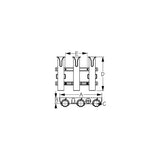 Sea-Dog Triple Threat Three Pole Rod Holder - White [325032-1] - official Sea-Dog Line product image 2
