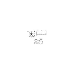 Sea-Dog Line Dock Edge 3251731 Economy Flush Mount Rod Holder With Cap - image 1