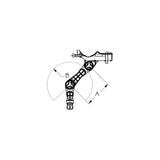 Sea-Dog Triple Threat Rod Holder - Track Mount Base w/6" Extension [325425-1] - official Sea-Dog Line product image 2