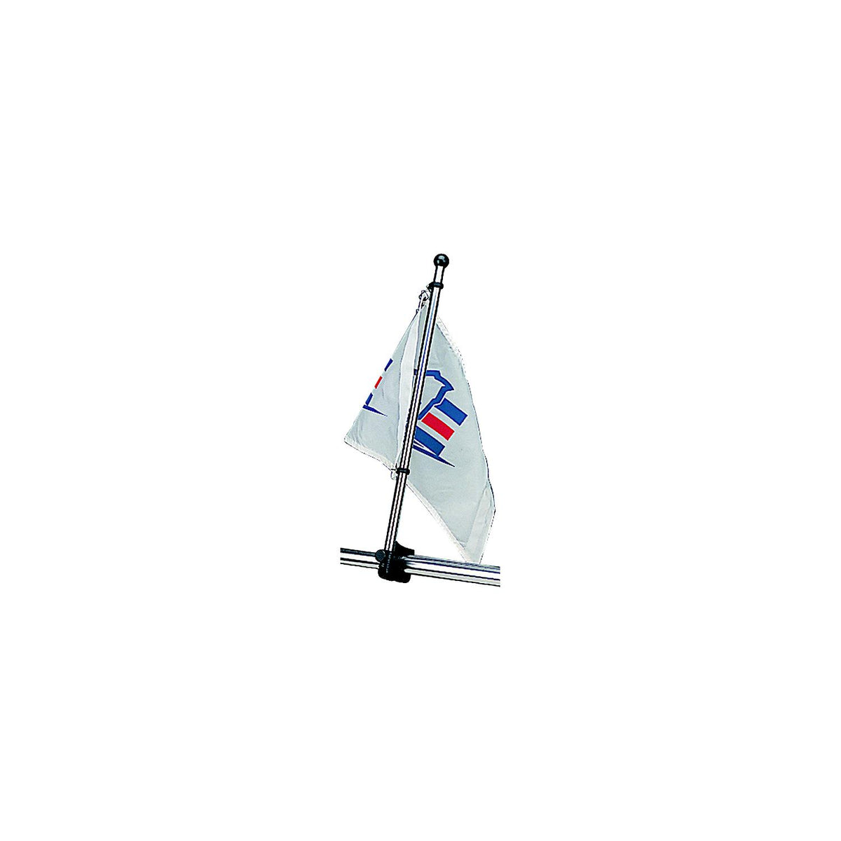 Sea-Dog Line SeaDog Adjustable Rail Mount Flagpole | Injection Molded Nylon / Stainless - 327122-1