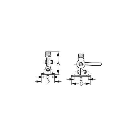 Sea-Dog Line Antenna Bracket - 329130-1