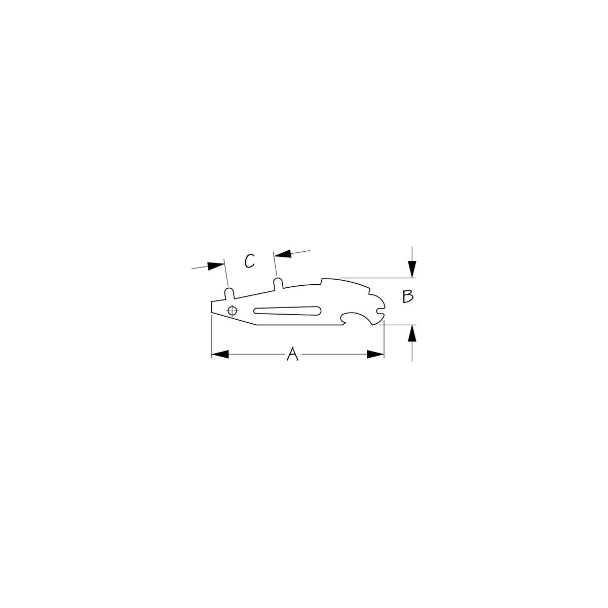 Sea-Dog Line DECK PLATE KEY UNIV SMALL - 335695-1 - image 1
