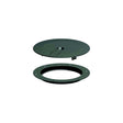 Sea-Dog 3364111 Low Profile Pop-Out Deck Plate, A: 6" , B:5-1/4", C=4-1/8", D: 3/16", Black, #8 FH - image 1