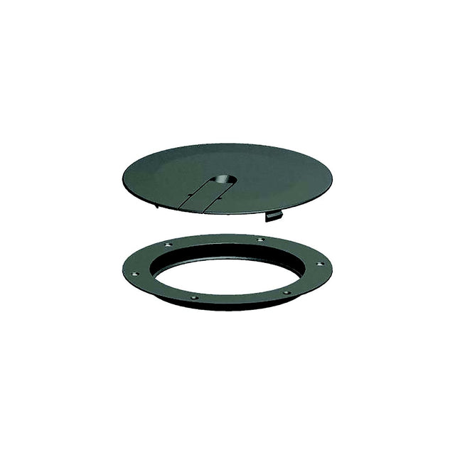 Sea-Dog 3364111 Low Profile Pop-Out Deck Plate, A: 6" , B:5-1/4", C=4-1/8", D: 3/16", Black, #8 FH - image 1