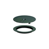 Sea-Dog 3364121 Low Profile Pop-Out Deck Plate, A: 8" , B:7-1/4", C=6-1/4", D: 3/16", White, #8 FH - image 1