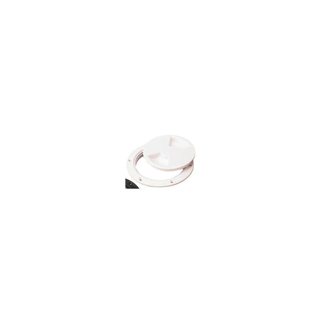 Sea-Dog Line Sea-Dog 3371401 Screw Out Deck Plate, 4" White - 337140-1
