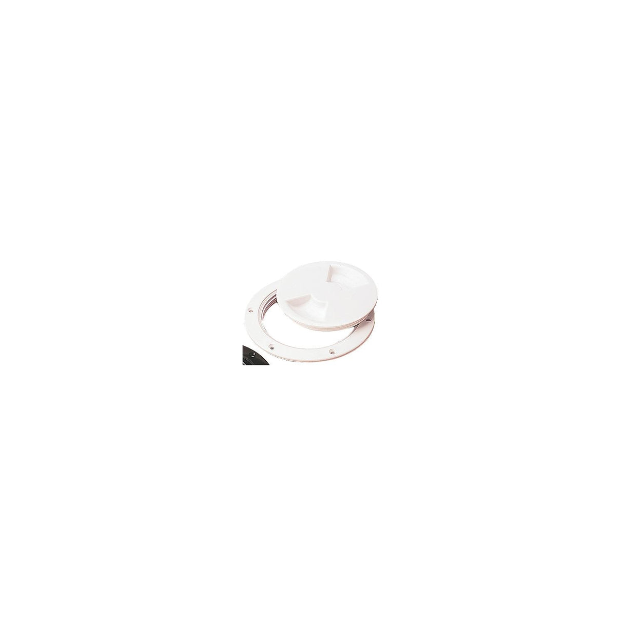 Sea-Dog Line Sea-Dog 3371601 Screw Out Deck Plate, 6" White - 337160-1