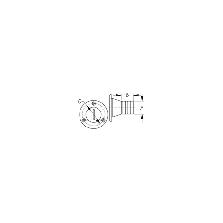 Sea-Dog Line Seadog 357033 Keyless Deck Fill-Water - 357033