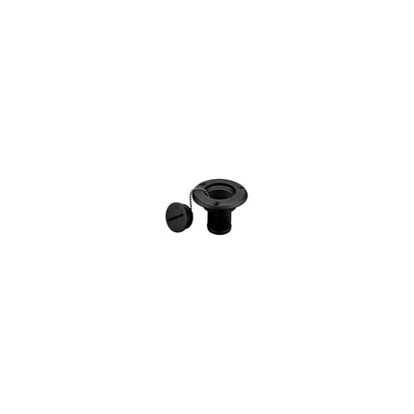Sea-Dog Line Sea-Dog 3570101 Gas Deck Fill Fiberglass Nylon w/Red Slotted Cap,A: 1-1/2" Hose, B:2-1/2", C: 3-3/8", #10 FH