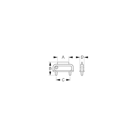 Sea-Dog Line Black Nylon Deck Plate Key - 357399-1