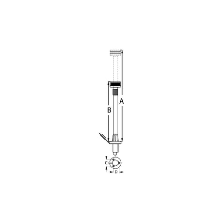Sea-Dog Line SeaDog LED 12V DC Telescopic All Around Light - USCG 2 NM Approved - #8 Fastener - 400016-1