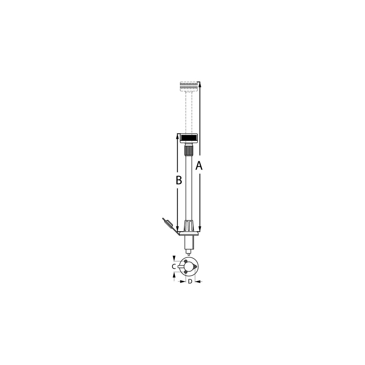 Sea-Dog LED Removable Telescopic All Around Light - 26" - 48" [400016-1] - official Sea-Dog Line product image 2