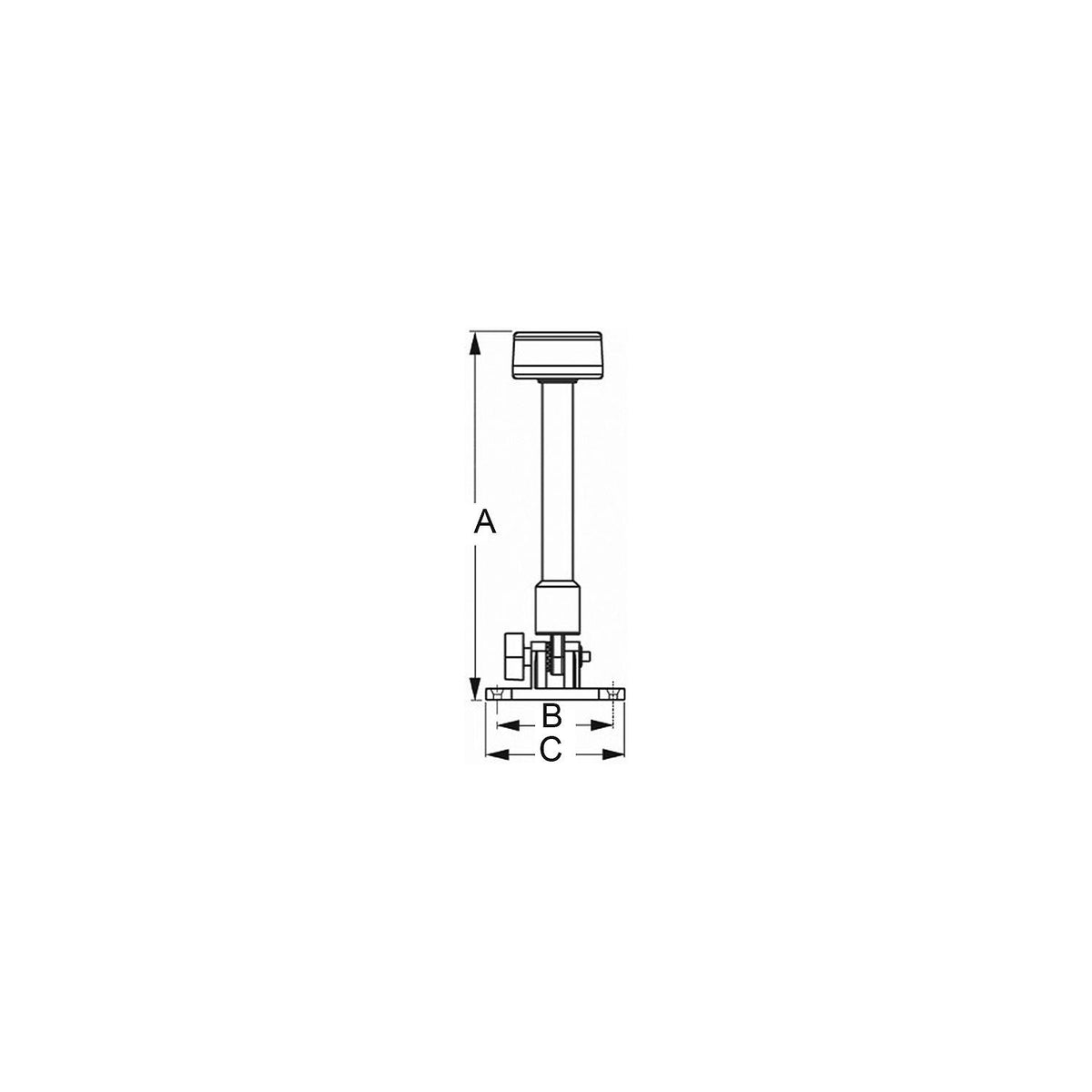 Sea-Dog LED Fold Down All Around Light f/Pontoon Boat - 9" [400023-1] - official Sea-Dog Line product image 2