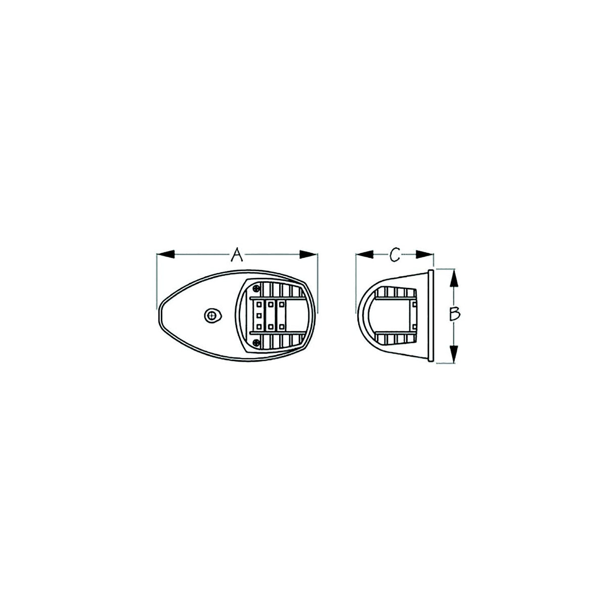 Sea-Dog White LED Navigation Lights - Port Starboard [400071-1] - official Sea-Dog Line product image 2
