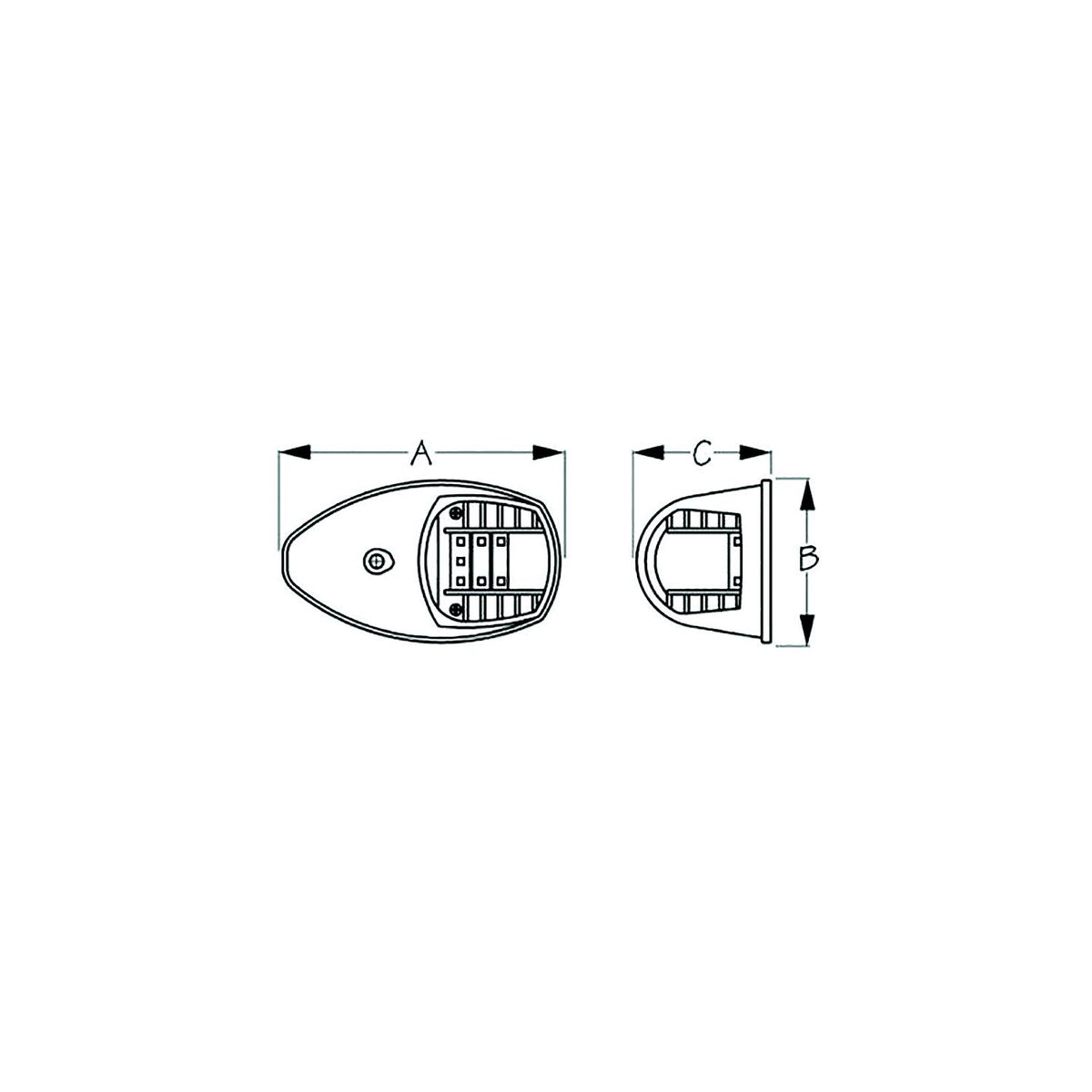 Sea-Dog Black LED Navigation Lights - Port Starboard [400073-1] - official Sea-Dog Line product image 2